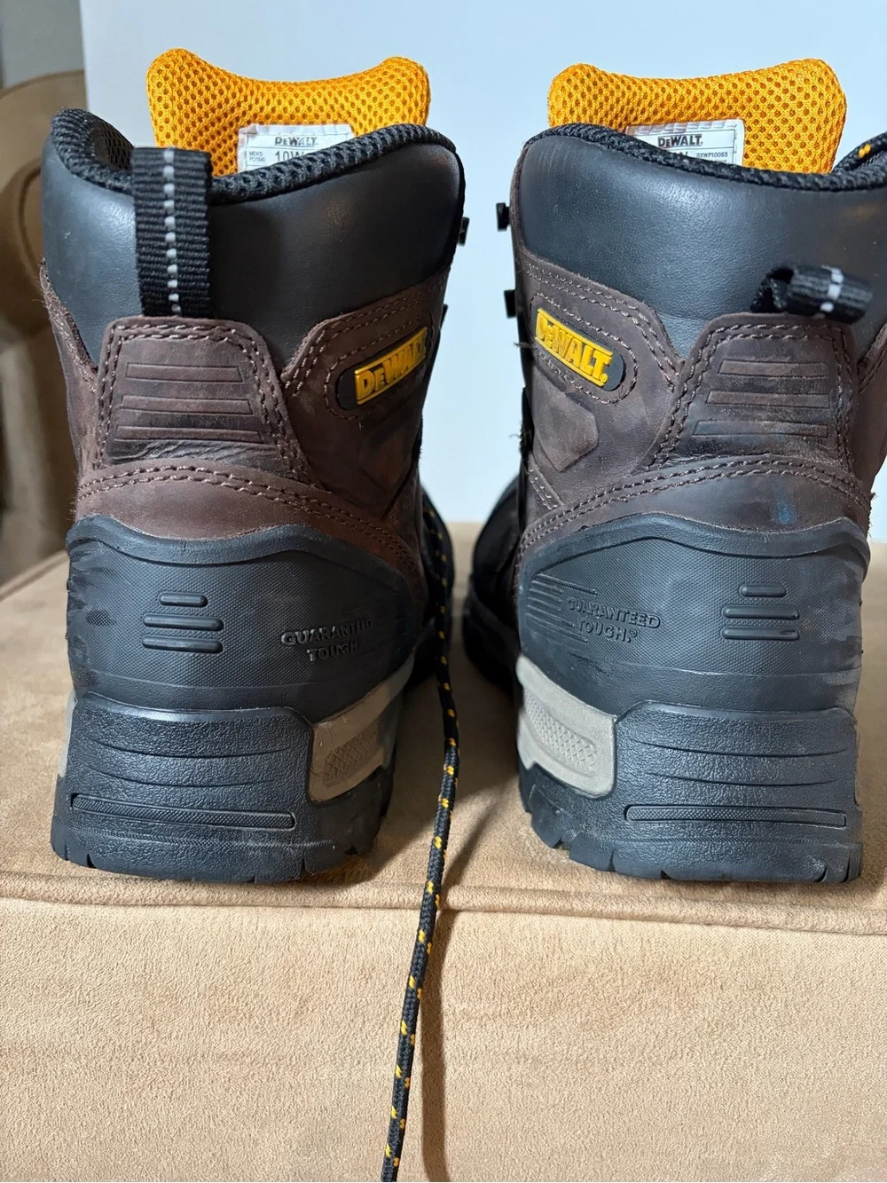 Men's Brown Manvel Waterproof Work Boot with Protective Toe